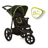 Детска Количка Триколка Runner Black Neon Yellow Hauck