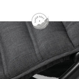 Детска Количка За Близнаци Uptown Duo Melange Black Hauck