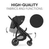 Детска Лятна Количка Rapid 4d Black Hauck