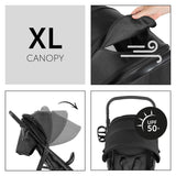 Детска Лятна Количка Rapid 4d Black Hauck
