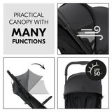 Детска Лятна Количка Travel N Care Plus Black Hauck
