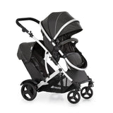 Детска Количка За Близнаци Duett 2 Black Hauck