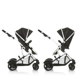 Детска Количка За Близнаци Duett 2 Black Hauck