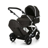 Детска Количка За Близнаци Duett 2 Black Hauck