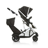 Детска Количка За Близнаци Duett 2 Black Hauck
