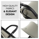Детска Лятна Количка Travel N Care Plus Velvet Olive Green Hauck