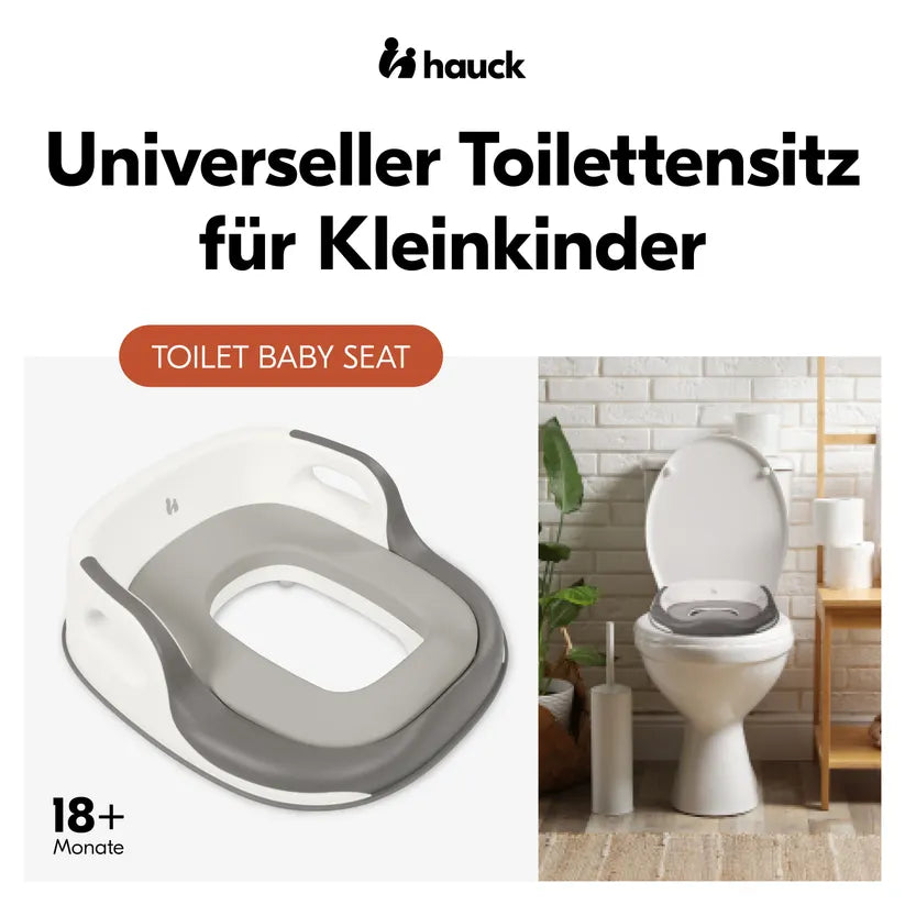 Детска Седалка За Тоалетна Чиния Toilet Baby Seat Grey Hauck