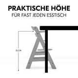 Детско Столче За Хранене Alpha+b Grey Hauck