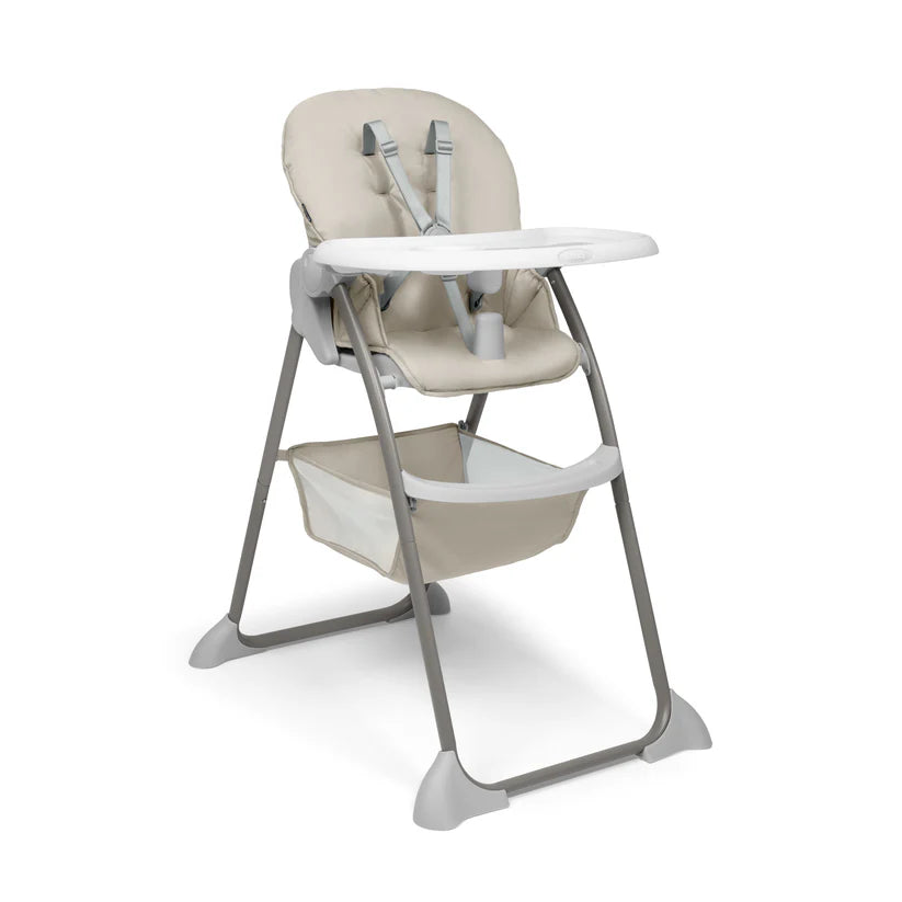 Детско Столче За Хранене Sit N Fold Beige New Hauck