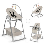 Детско Столче За Хранене Sit N Relax 3в1 Beige Hauck