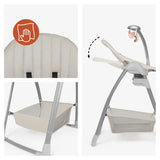 Детско Столче За Хранене Sit N Relax 3в1 Beige Hauck