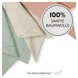 Комплект Пелени От Муселин 3 Бр Cuddle N Clean Sage Beige Dots Cork Hauck