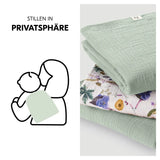 Комплект Пелени От Муселин 3 Бр Cuddle N Clean Sage Beige Floral Hauck