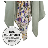 Комплект Пелени От Муселин 3 Бр Cuddle N Clean Sage Beige Floral Hauck