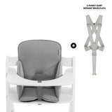 Подложка За Стол За Хранене Alpha Cosy Comfort Stretch Grey Hauck