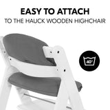 Подложка За Стол За Хранене Highchair Pad Select Muslin Dark Grey Hauck