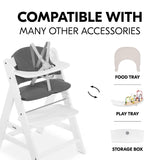 Подложка За Стол За Хранене Highchair Pad Select Muslin Dark Grey Hauck