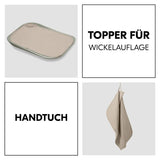 Покривало За Подложка За Повиване Changing Mat Liner Beige Hauck
