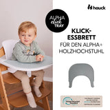 Поставка За Стол За Хранене Alpha Click Tray Grey Hauck