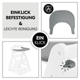 Поставка За Стол За Хранене Alpha Click Tray Grey Hauck