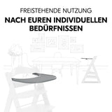Поставка За Стол За Хранене Alpha Click Tray Grey Hauck