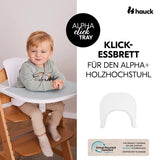 Поставка За Стол За Хранене Alpha Click Tray White Hauck