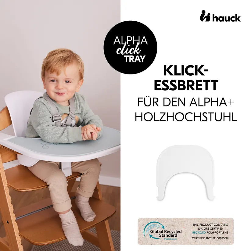 Поставка За Стол За Хранене Alpha Click Tray White Hauck