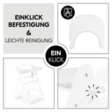 Поставка За Стол За Хранене Alpha Click Tray White Hauck