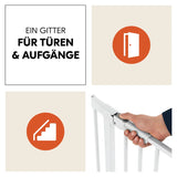Преграда Clear Step Autoclose 2 Set + 21 Cm White Hauck