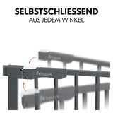 Преграда За Врати Clear Step Autoclose 2 Dark Grey Hauck