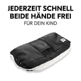 Ръкавици За Количка Pushchair Handmuff Black Hauck