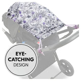 Сенник За Бебешка Количка Sunshade Floral Grey Hauck