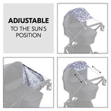 Сенник За Бебешка Количка Sunshade Floral Grey Hauck