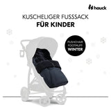 Зимен Чувал За Количка Pushchair Footmuff Winter Black Hauck