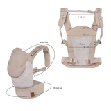 Huggy Ергономична Раница Bizuu Dune Whisper Kinderkraft
