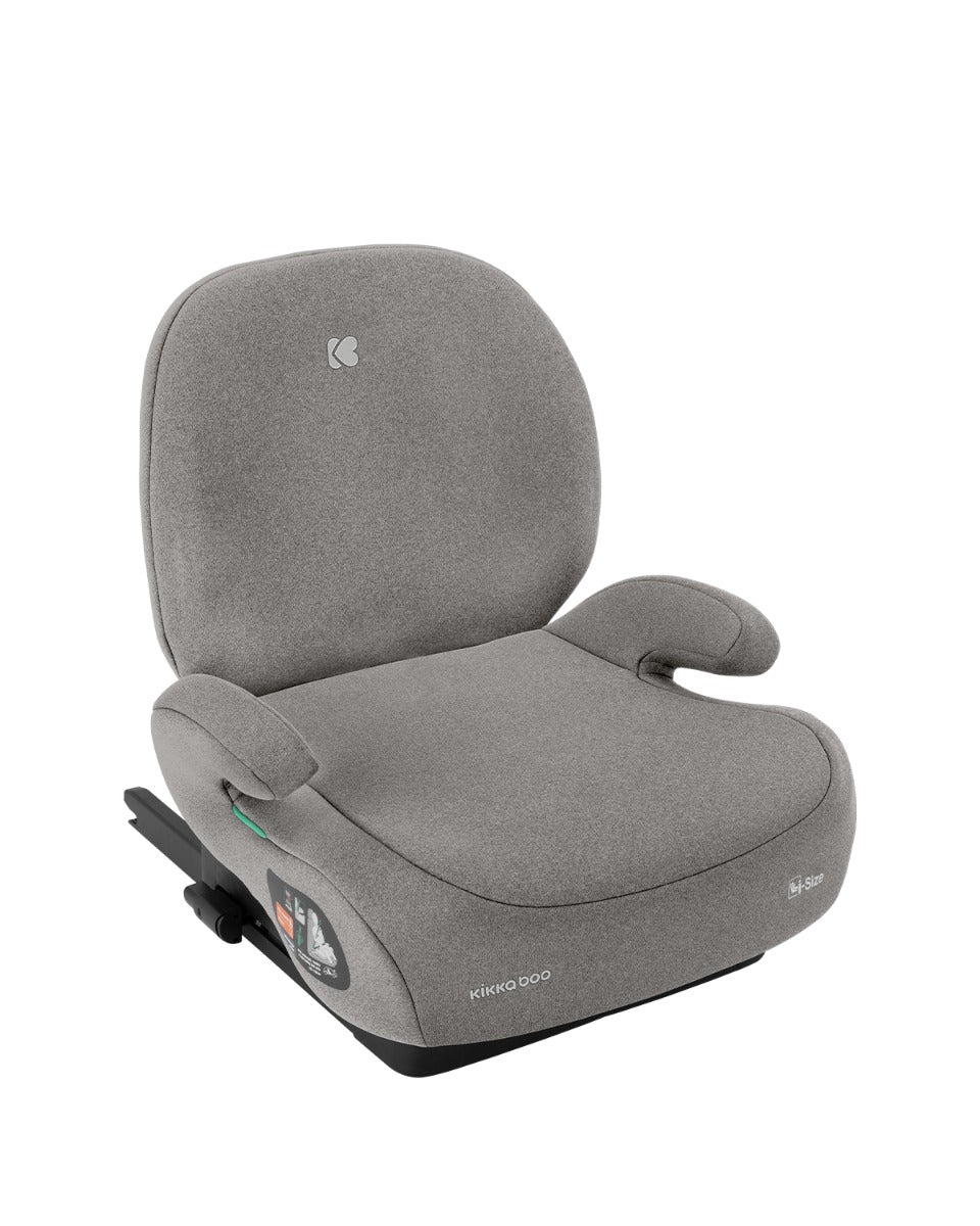 Стол За Кола 125-150 См I-Boost I-Size Light Grey - Група 2/3 (15-36Кг) - Kikkaboo - BebeMama