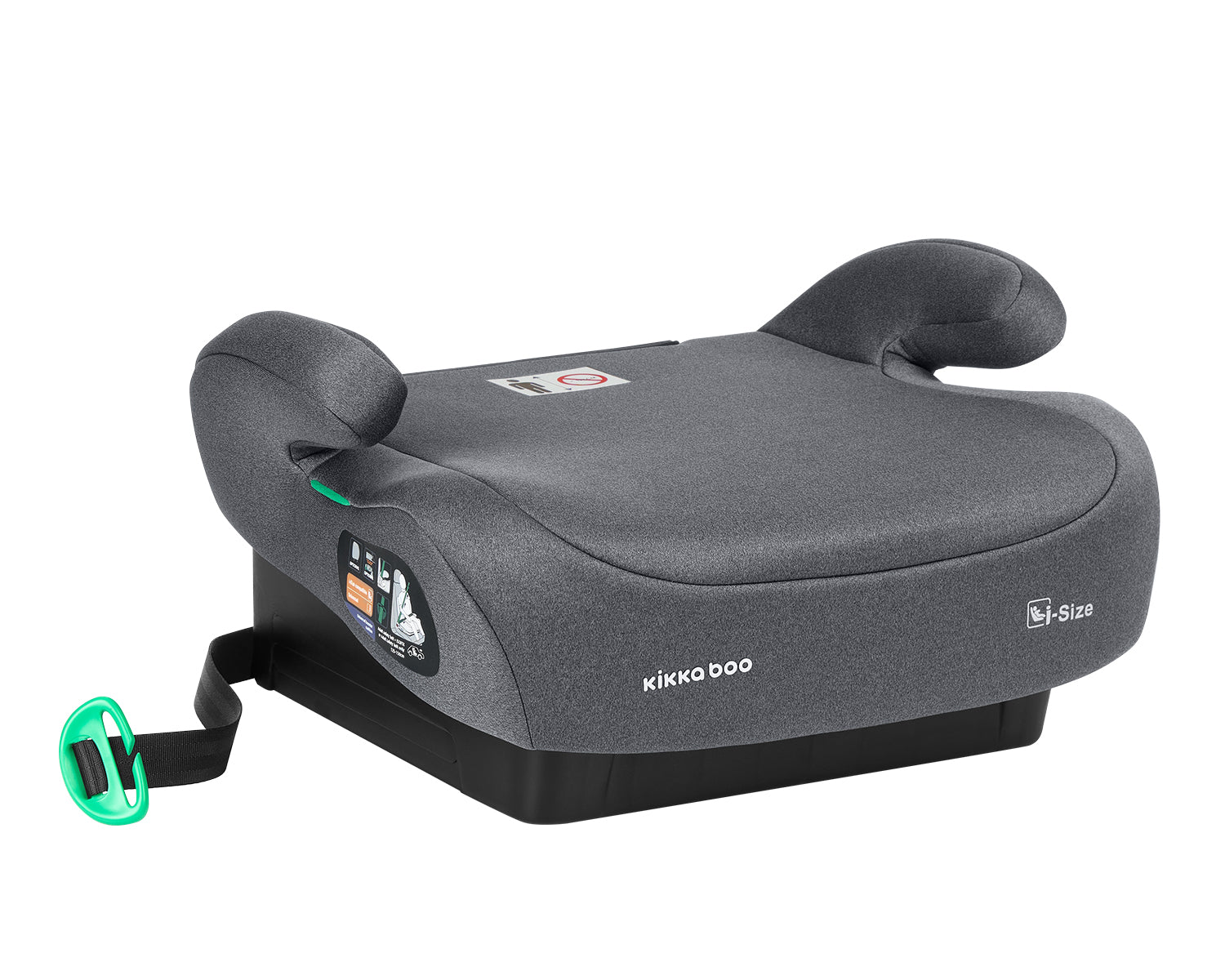 Стол За Кола 125-150 См I-Go I-Size Dark Grey - Група 2/3 (15-36Кг) - Kikkaboo - BebeMama