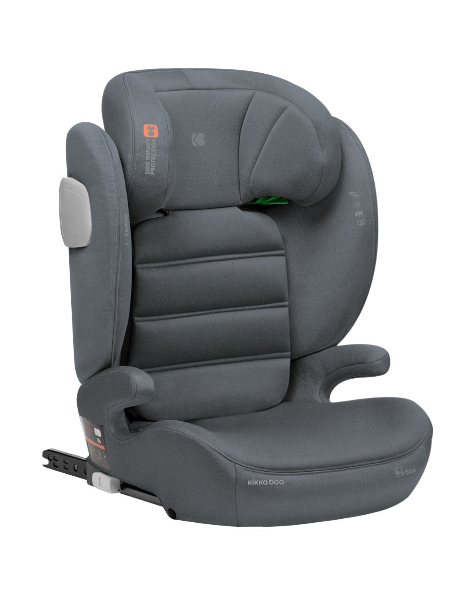 Стол За Кола 100-150 См I-Track I-Size Dark Grey --- BebeMama