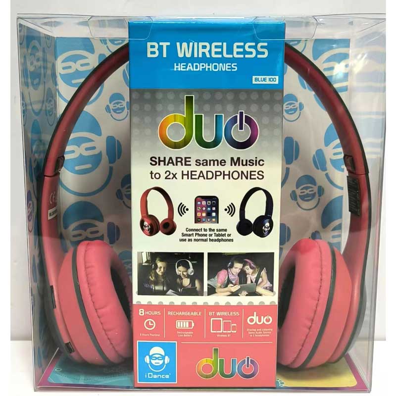 Детски Bluetooth Слушалки, Червени