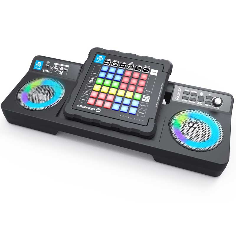 Mixer DJ pentru copii cu lumini disco
