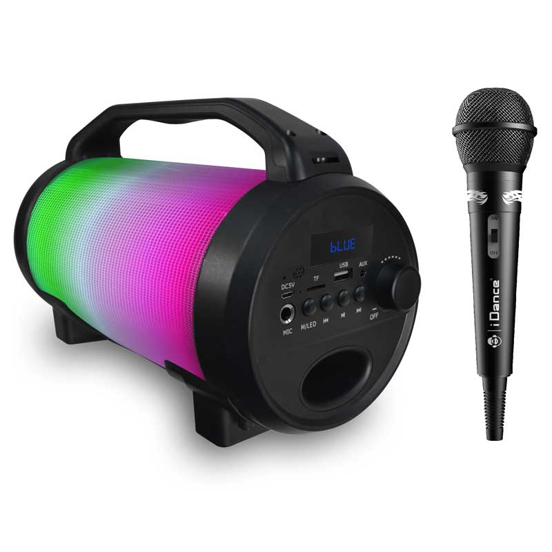 Караоке Bluetooth Тонколона С Микрофон, Черна