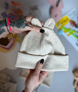 Бебешки Комплект Шапка И Лента За Глава Beige 051 Iltom