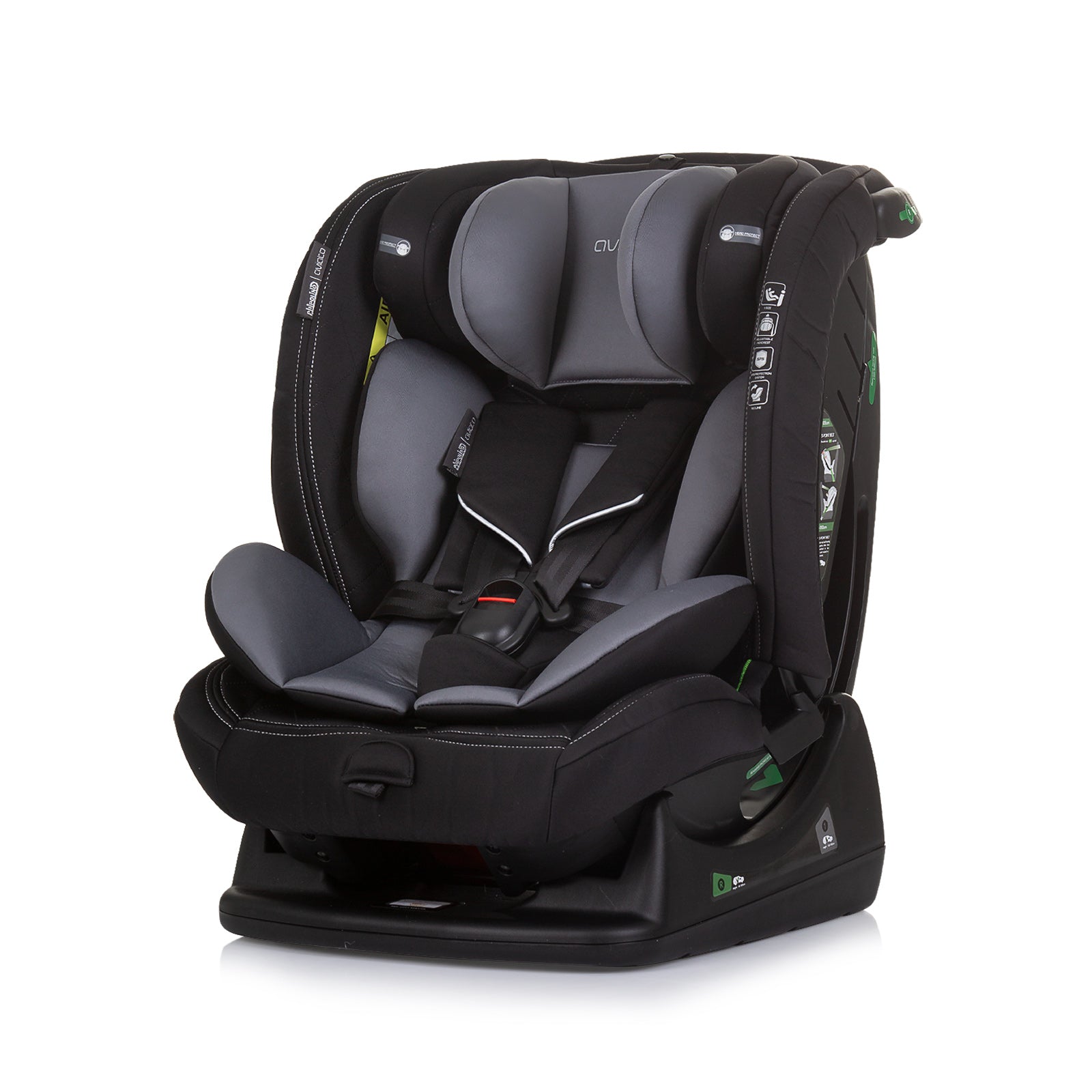 Столче За Кола 40-150 Cm Авиато Гранит - Група 0+/1/2/3 (0-36Кг) - Chipolino - BebeMama