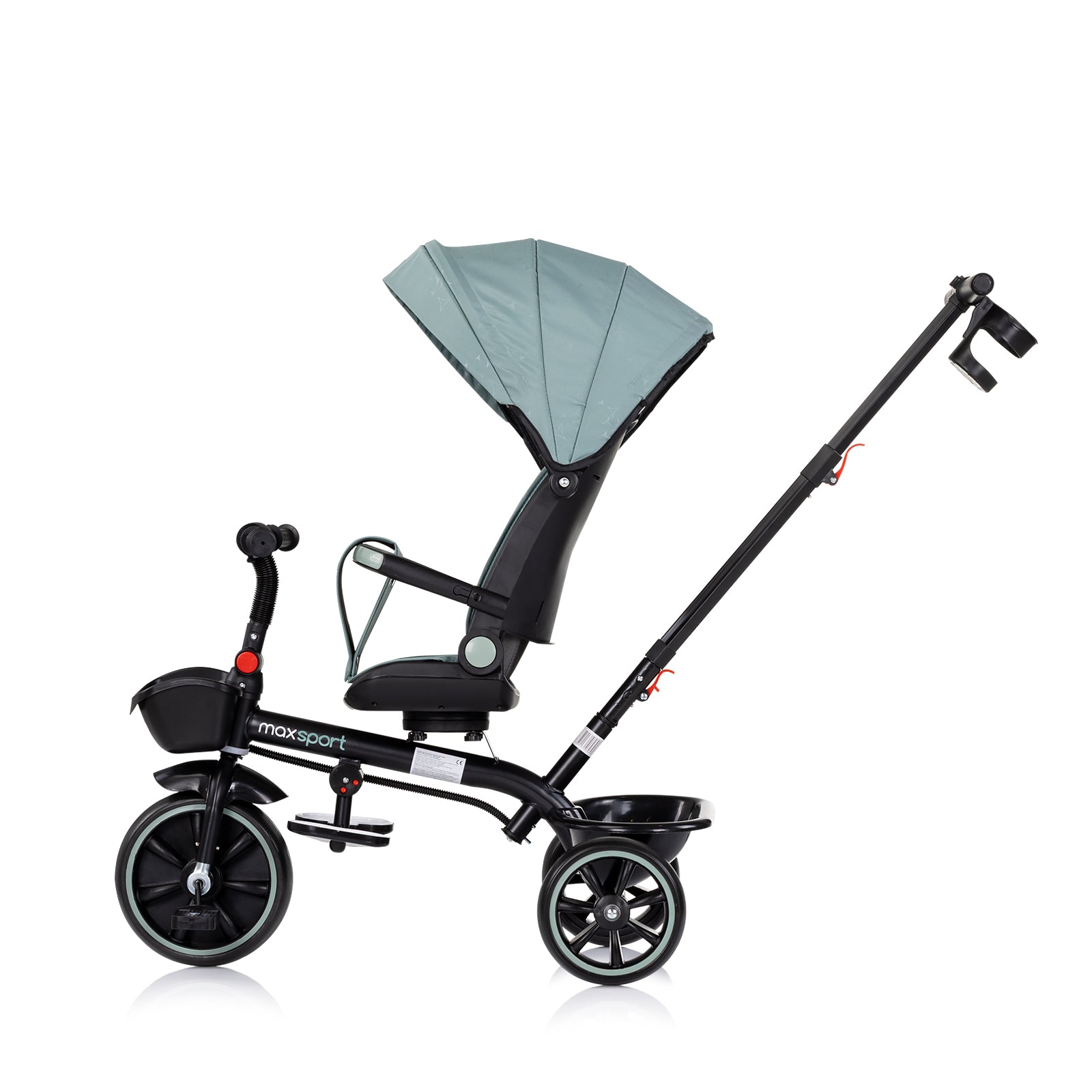 Tricicletă cu baldachin Max Sport Basil
