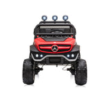 Eл. Джипmercedes Unimog Червенeva,Кожена