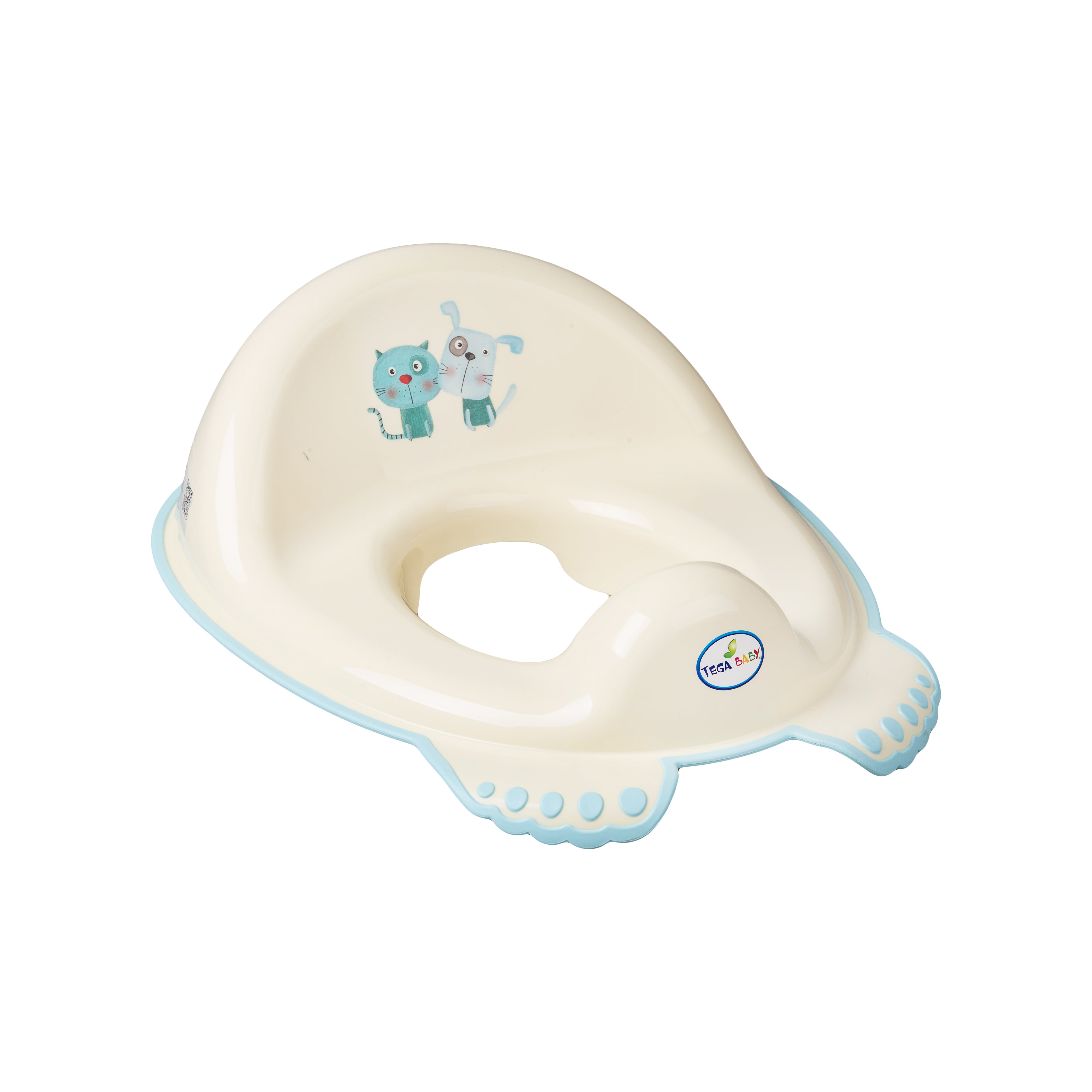 Тоалетна Ан.седалка "куче&коте"жълта Chipolino