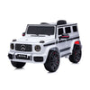 Джип Mercedes G63 Amg Бял Evaгуми Коженa