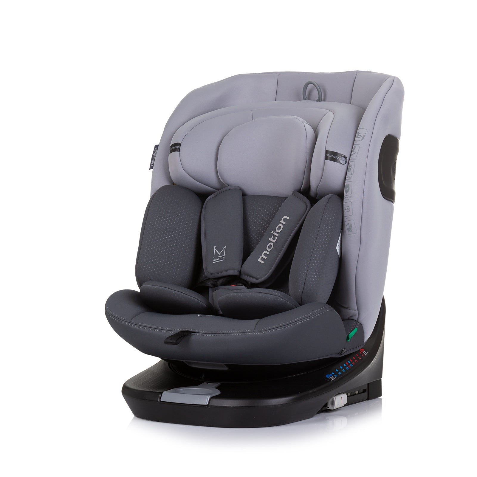 Ст.Кола 360 I-Size 40-150 Motion Гранит - Група 0+/1/2/3 (0-36Кг) - Chipolino - BebeMama