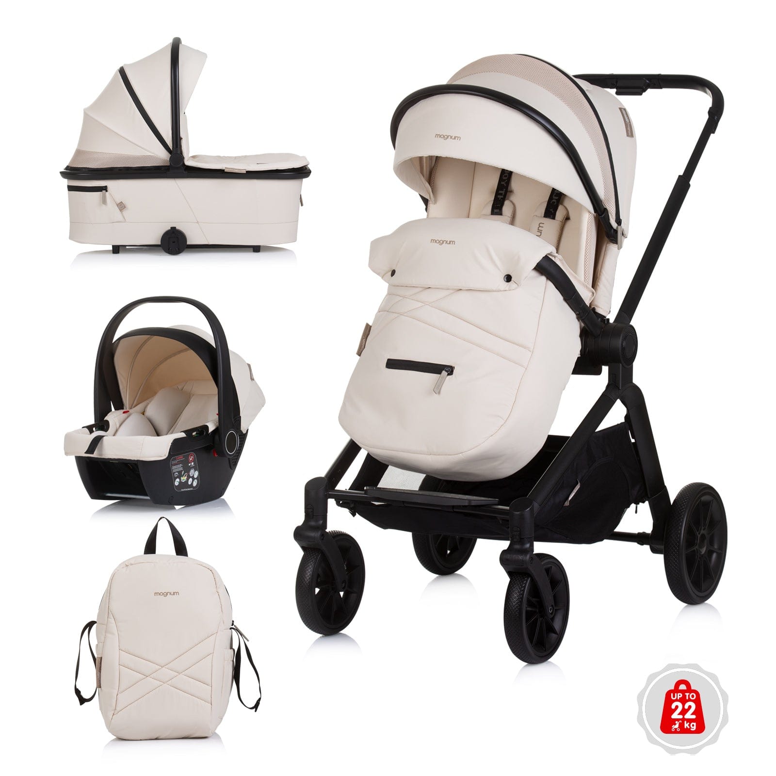 Carucior pentru copii 3 in 1 "Magnum" Byskota