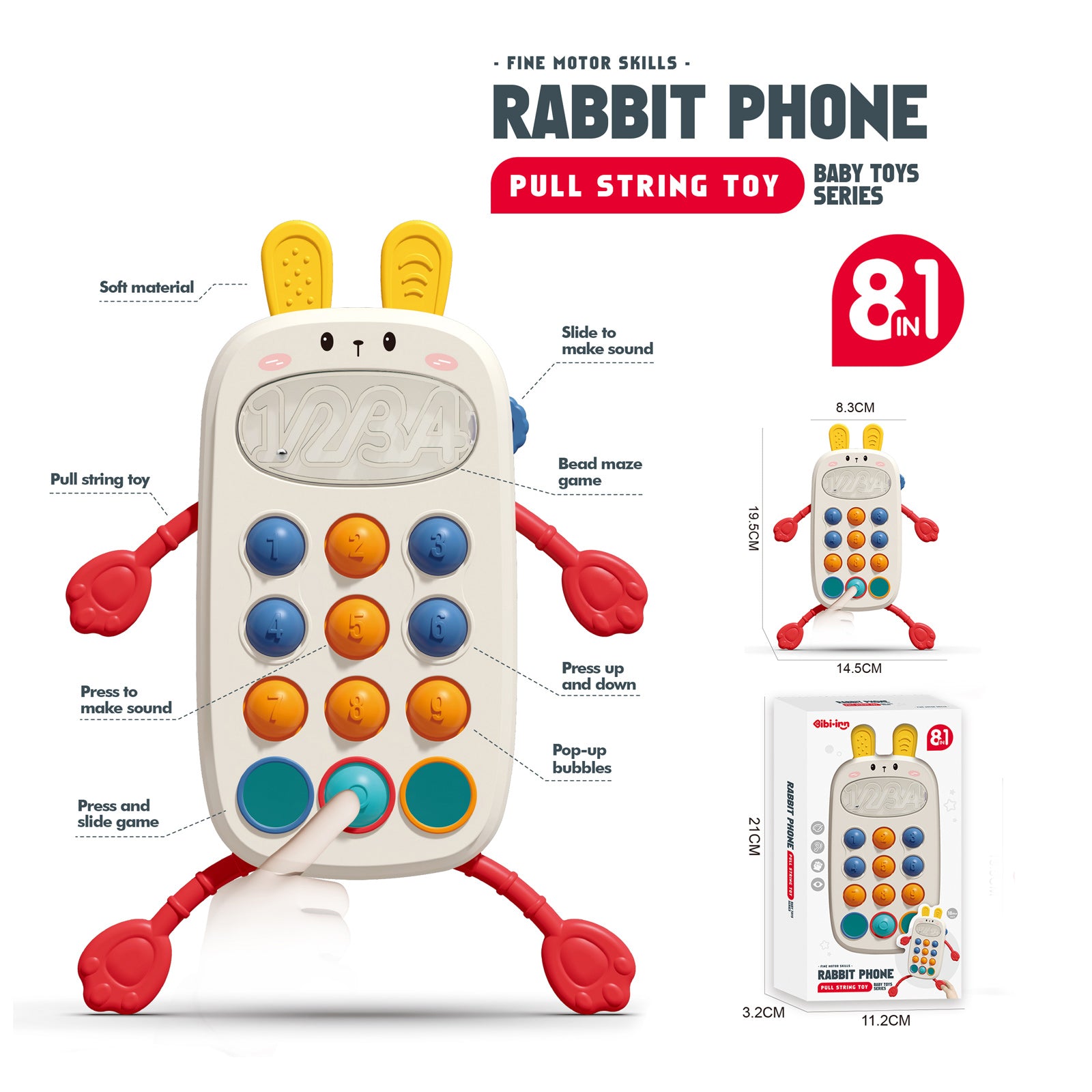 Telefon ieftin 8 în 1